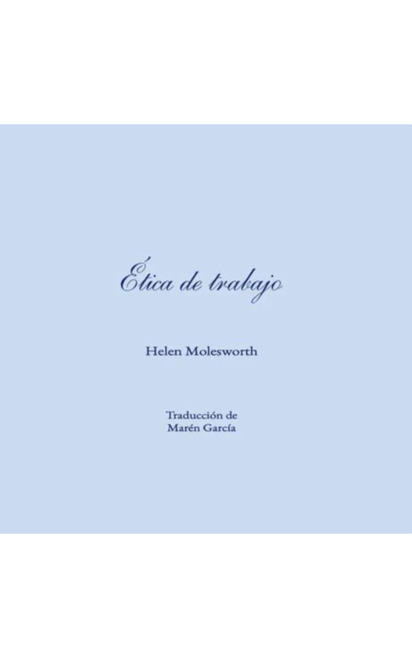 Ética de trabajo
