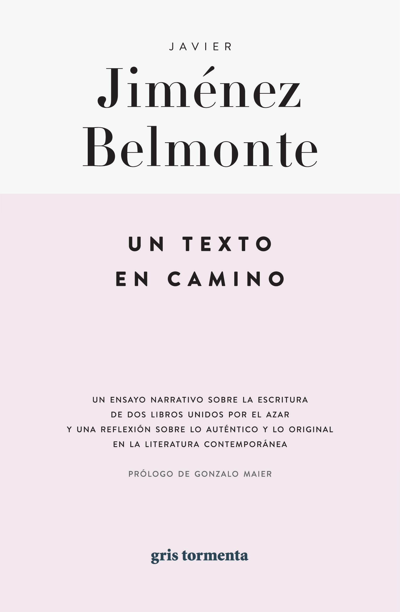 Un texto en camino