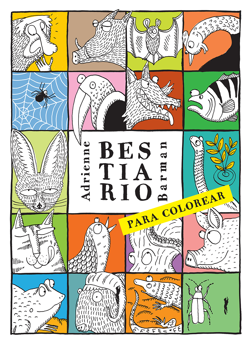 Bestiario para colorear